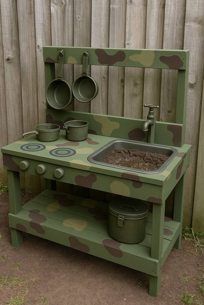 Camouflage Camp Kitchen