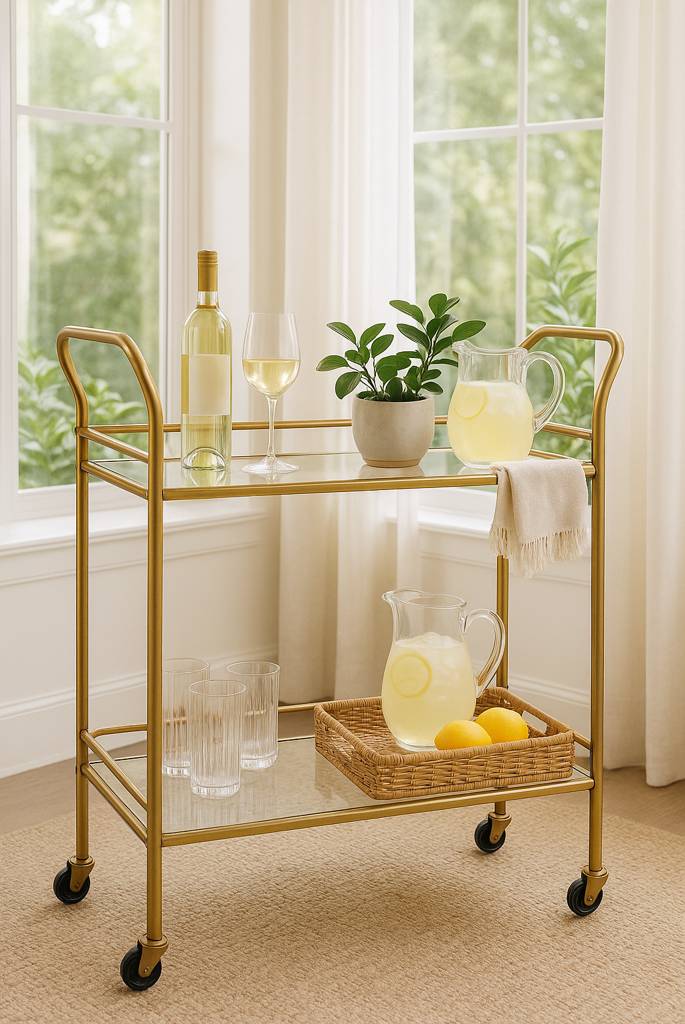 Bar Cart or Beverage Station