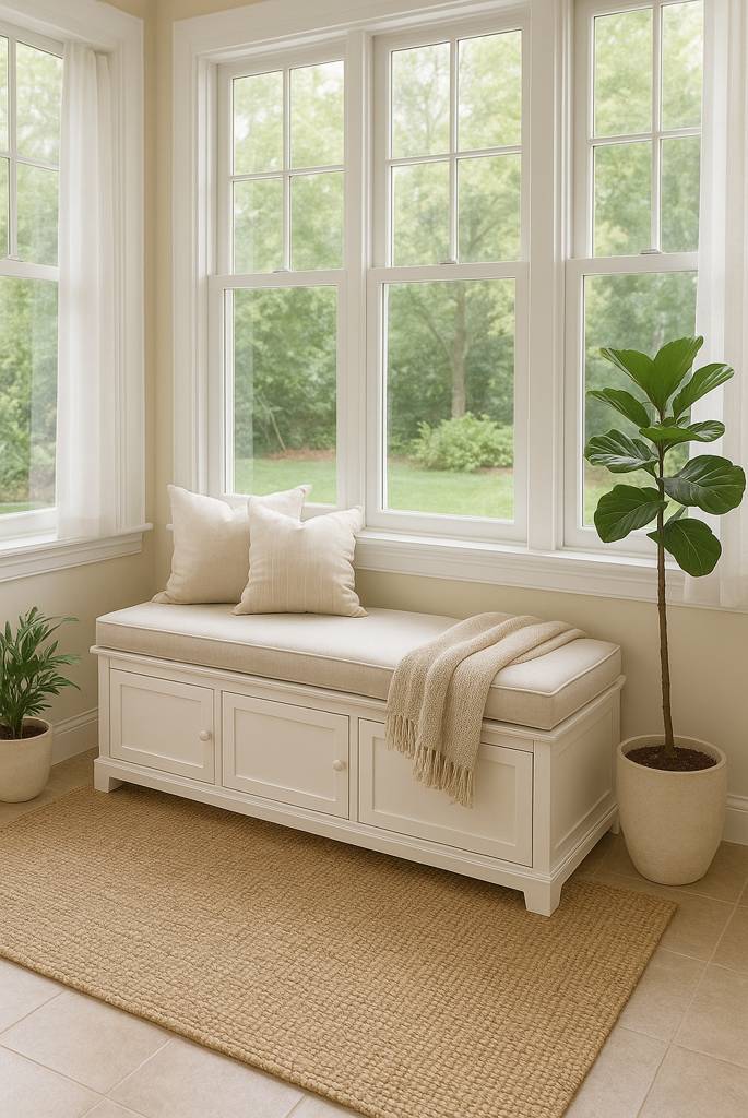 Indoor Bench with Storage
