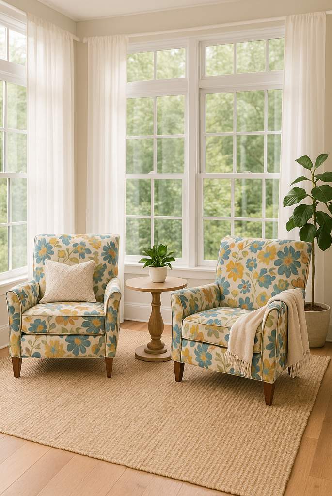 Modern indoor sunroom furniture ideas