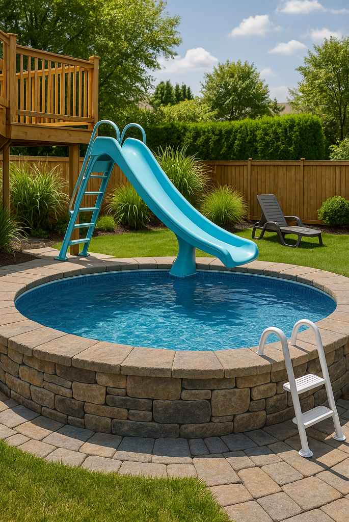 Pools with Slides