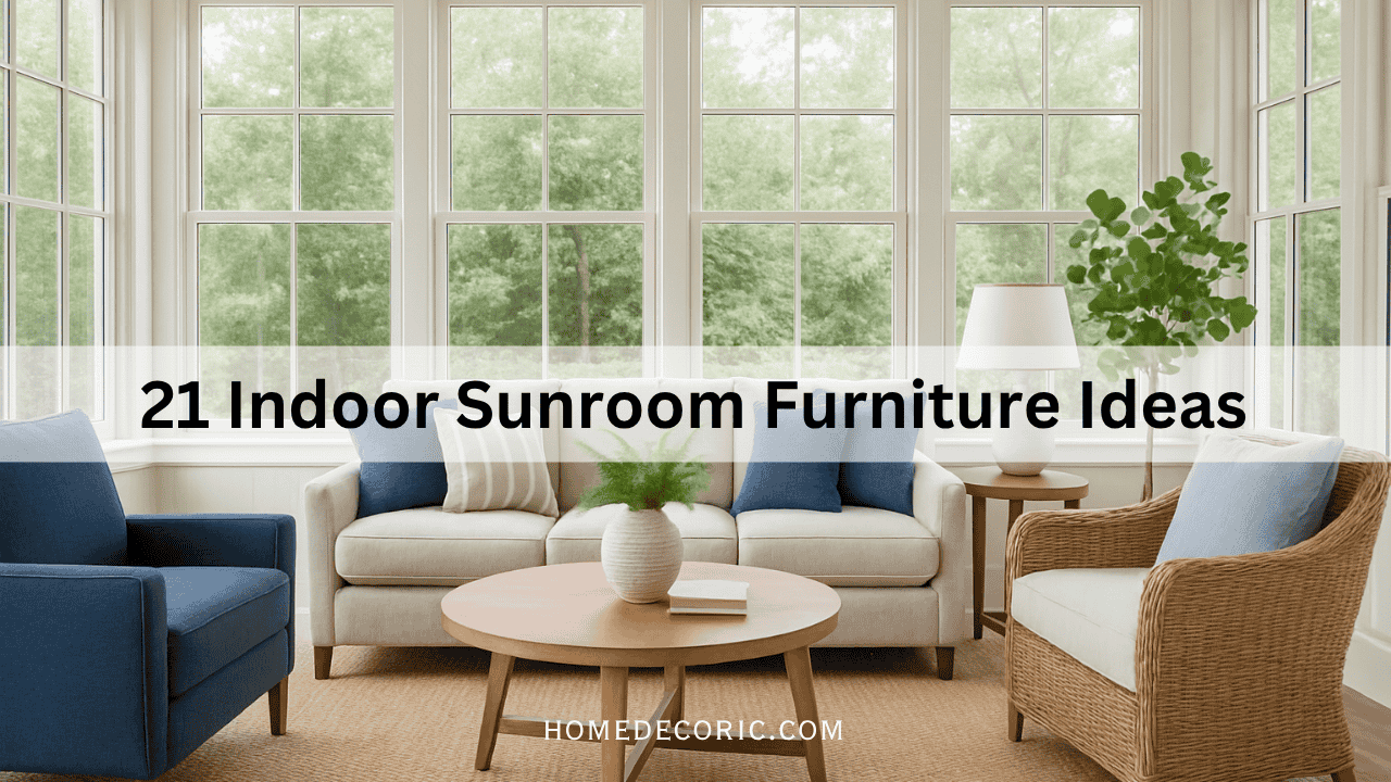 21 Indoor Sunroom Furniture Ideas