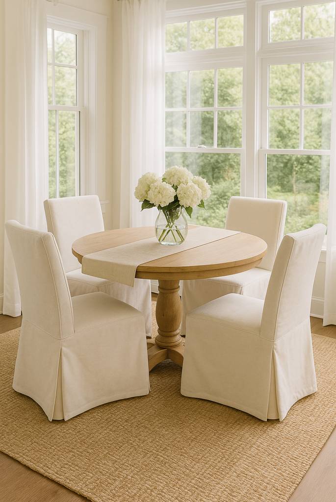 Slipcovered Dining Set