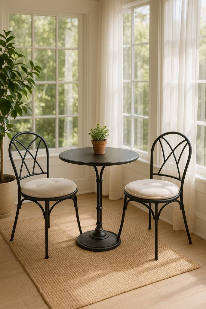 Round Bistro Table and Chairs
