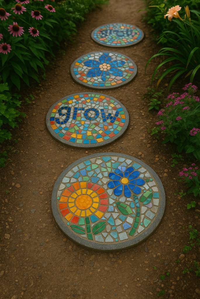 Mosaic Stepping Stones