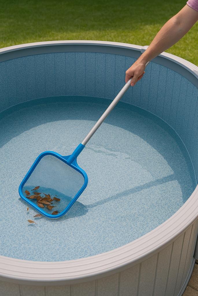 Step 4 Remove Debris from the Pool
