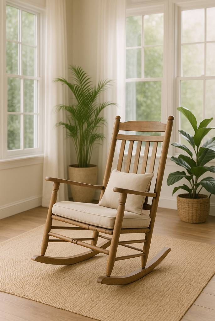 Wooden Rocking Chair