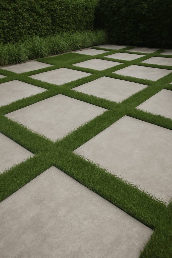 Concrete and Grass Combo