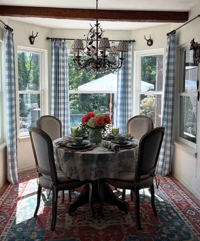 Charming Sunroom Dining Set
