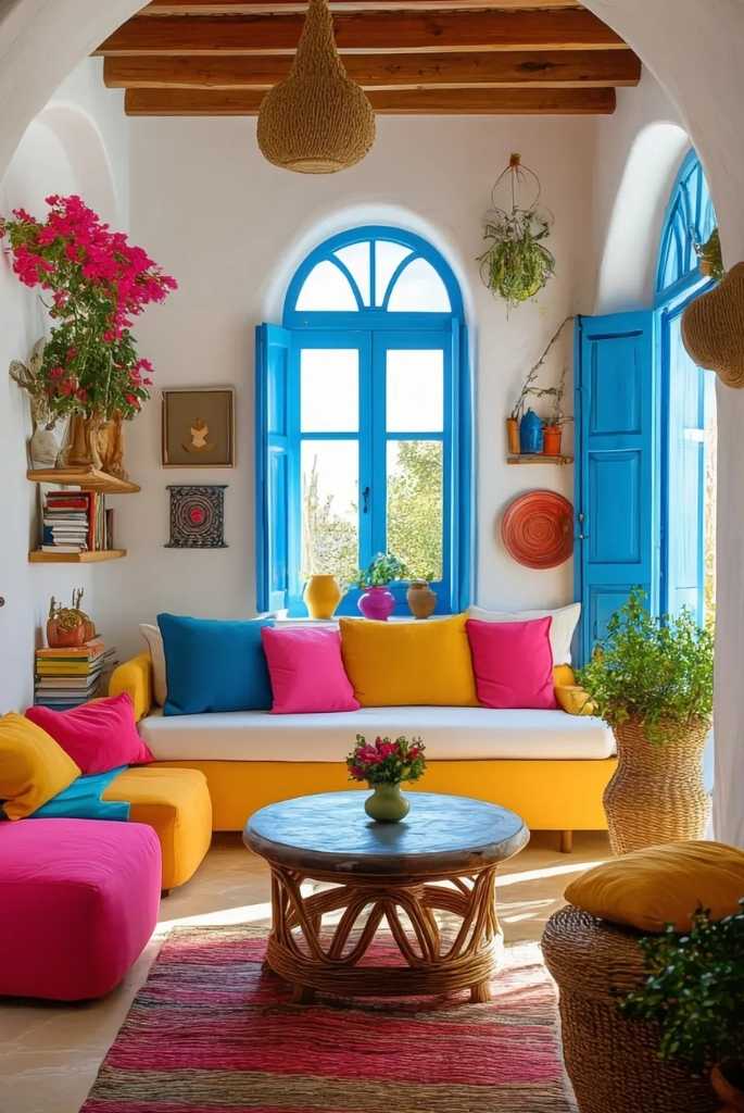 Mediterranean Sunroom Seating