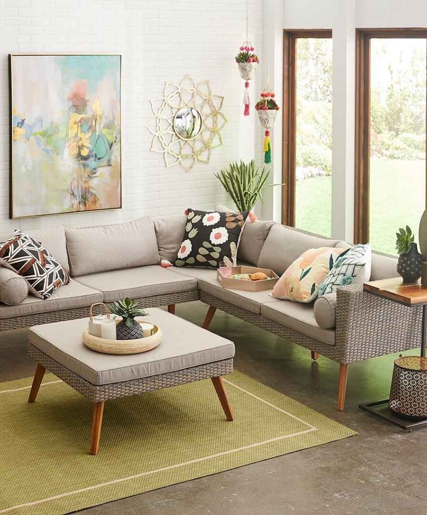 Modern Sectional Sunroom Sofa