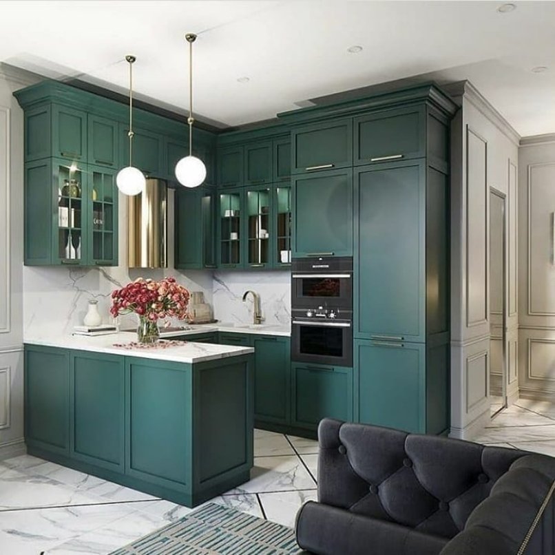 Luxe Emerald Kitchen Nook