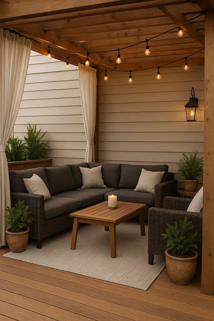 Cozy Covered Patio