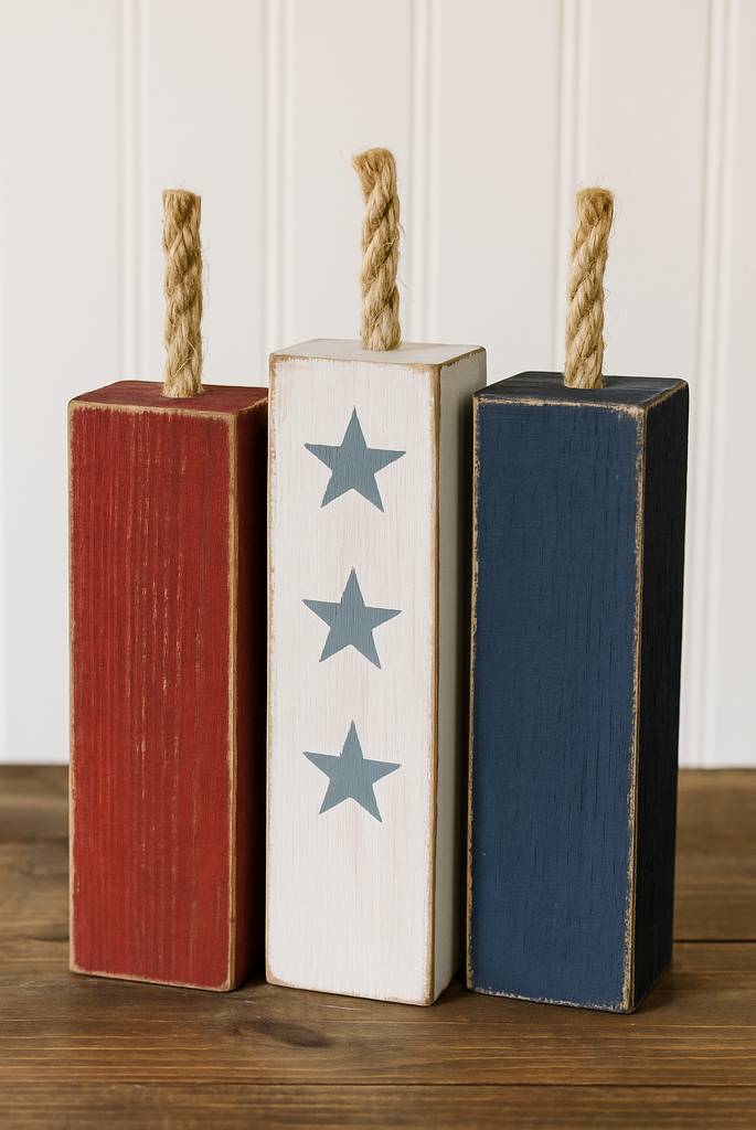 DIY Wooden Firecrackers