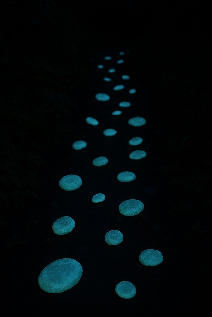 Glow-in-the-Dark Rock Art