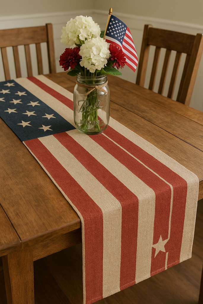 Country-Inspired Flag Table Runner