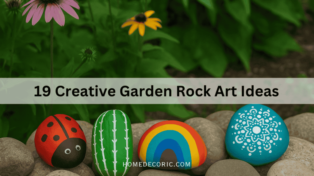 Creative Rocks Decorations 19 Creative Garden Rock Art Ideas to for Your Outdoor Space