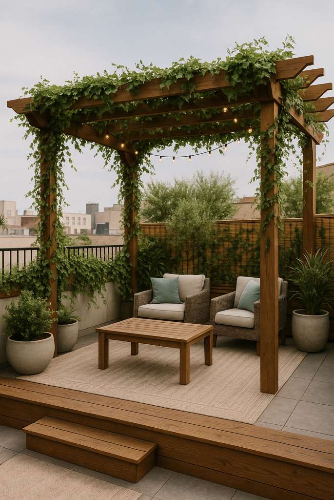 Pergola + Climbing Vines