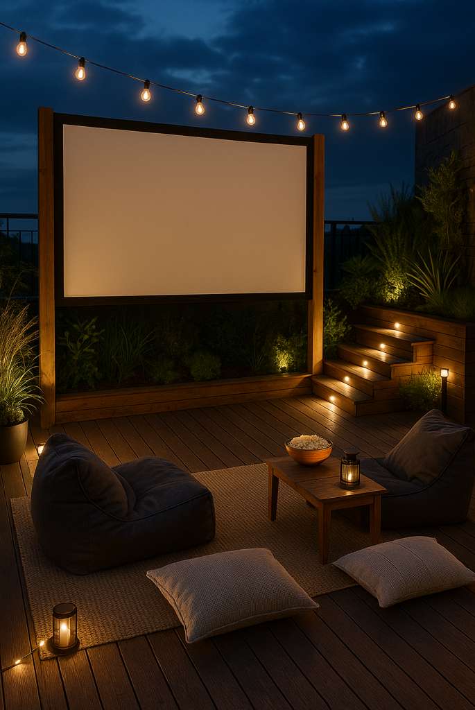 Outdoor Cinema Setup