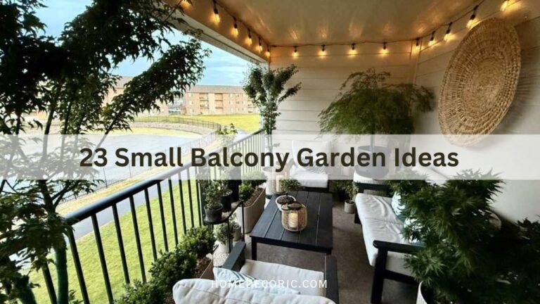 Small Balcony Garden