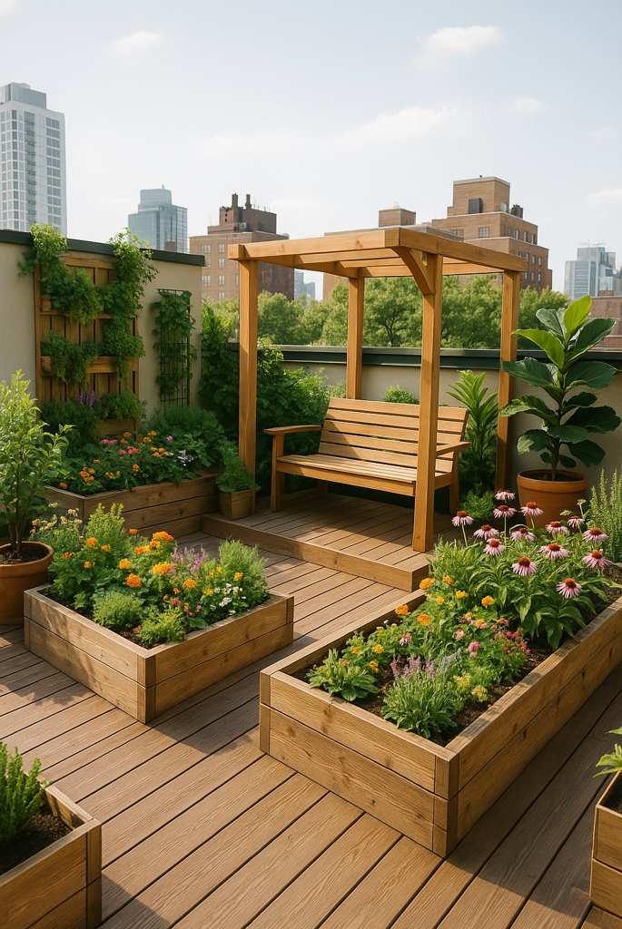 Rooftop Garden Retreat
