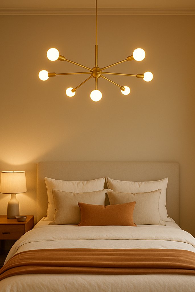 Install Statement Lighting Above the Bed