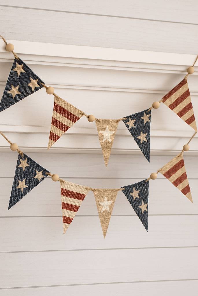 Farmhouse Flag Garland