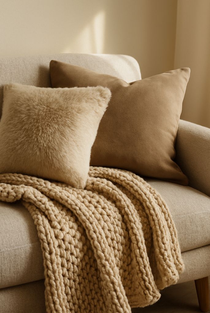 Layer with Throws and Pillows