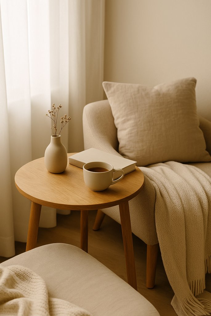 Include a Side Table or Tray
