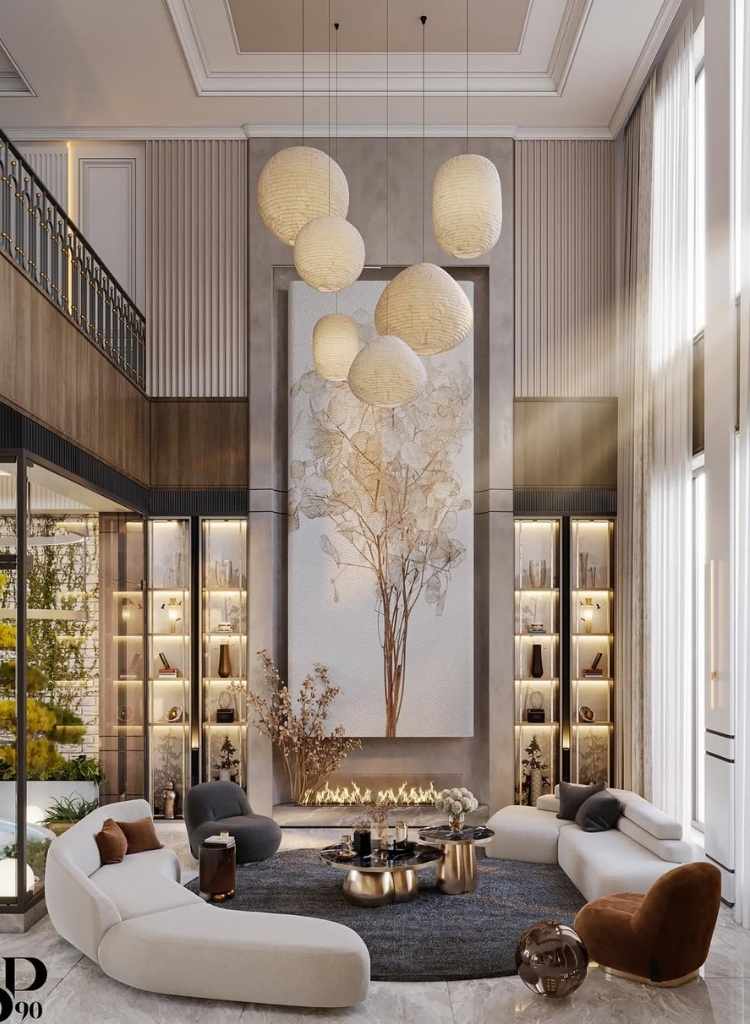 Backlit Display Wall Shelves