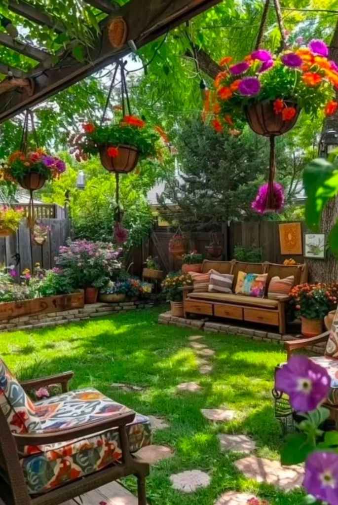 Boho Backyard Bloom Lounge