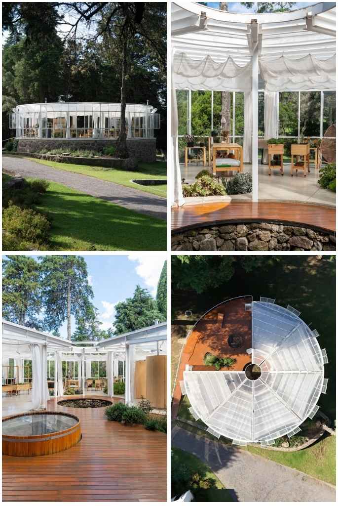 Circular Garden Pavilion Greenhouse