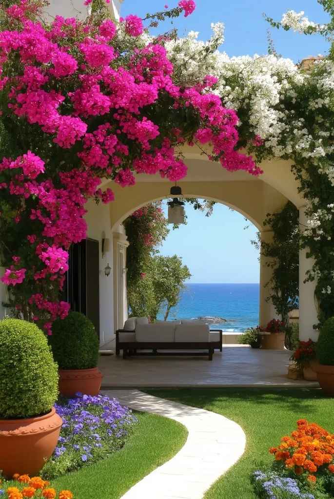 Coastal Archway Garden Escape