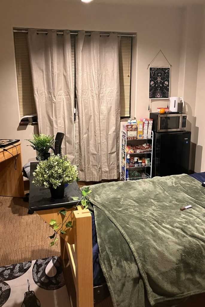 Compact Dorm Kitchen Corner