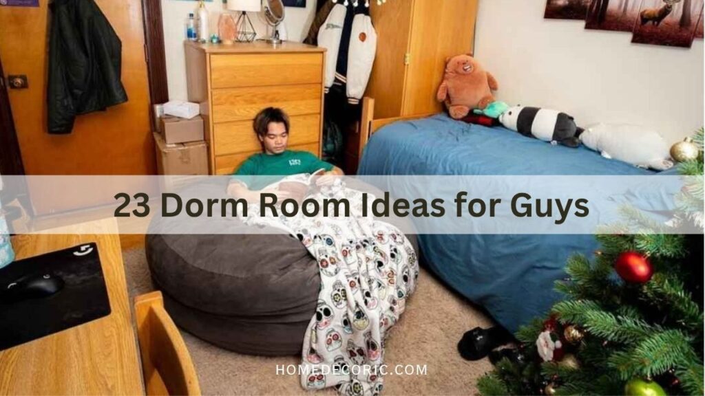 23 Dorm Room Ideas for Guys | Stylish & Functional Dorm Room