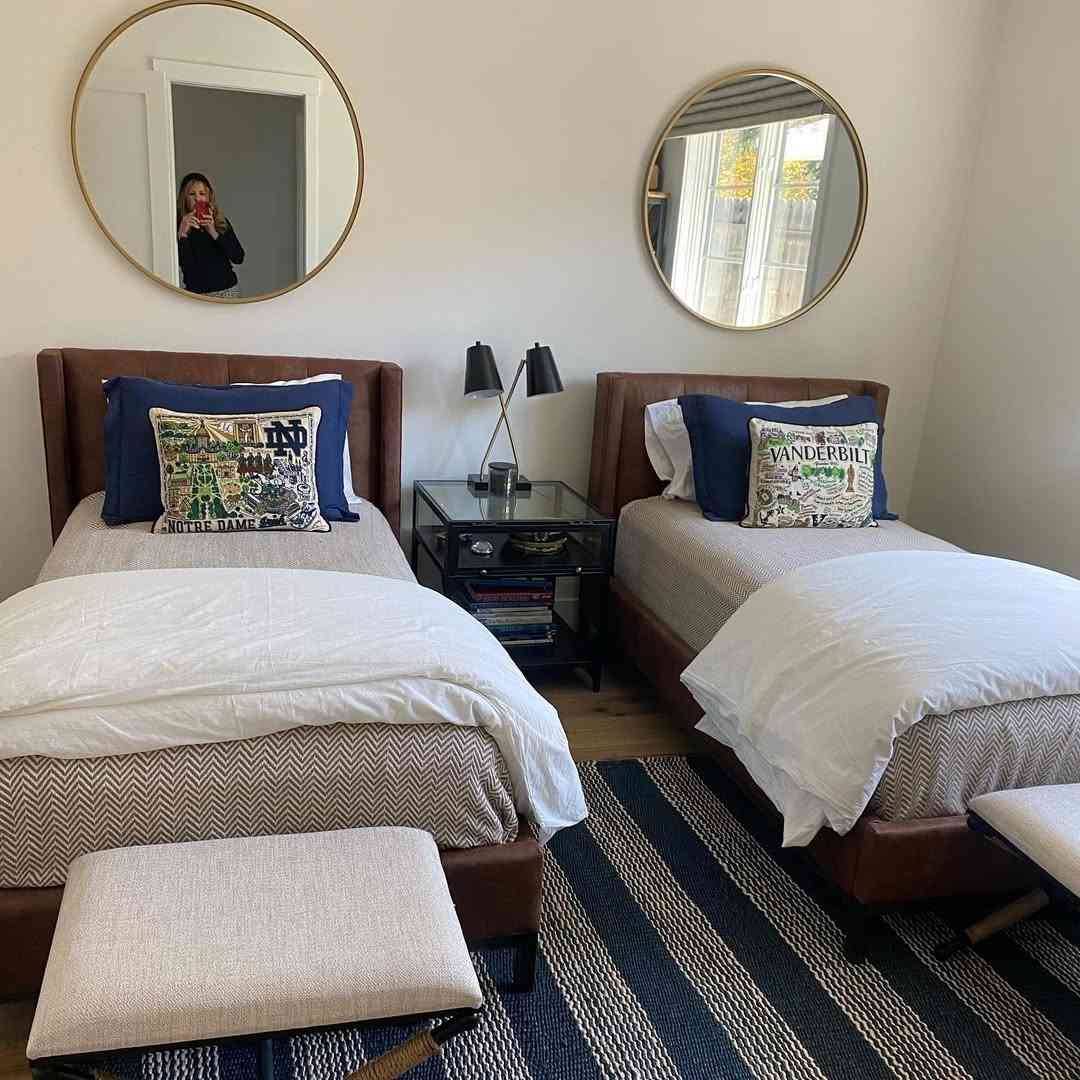 Dorm Room Set Up Layout for Two