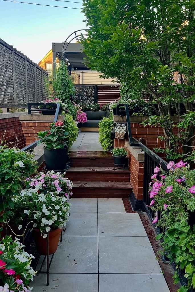 Elevated Patio Bloom Path