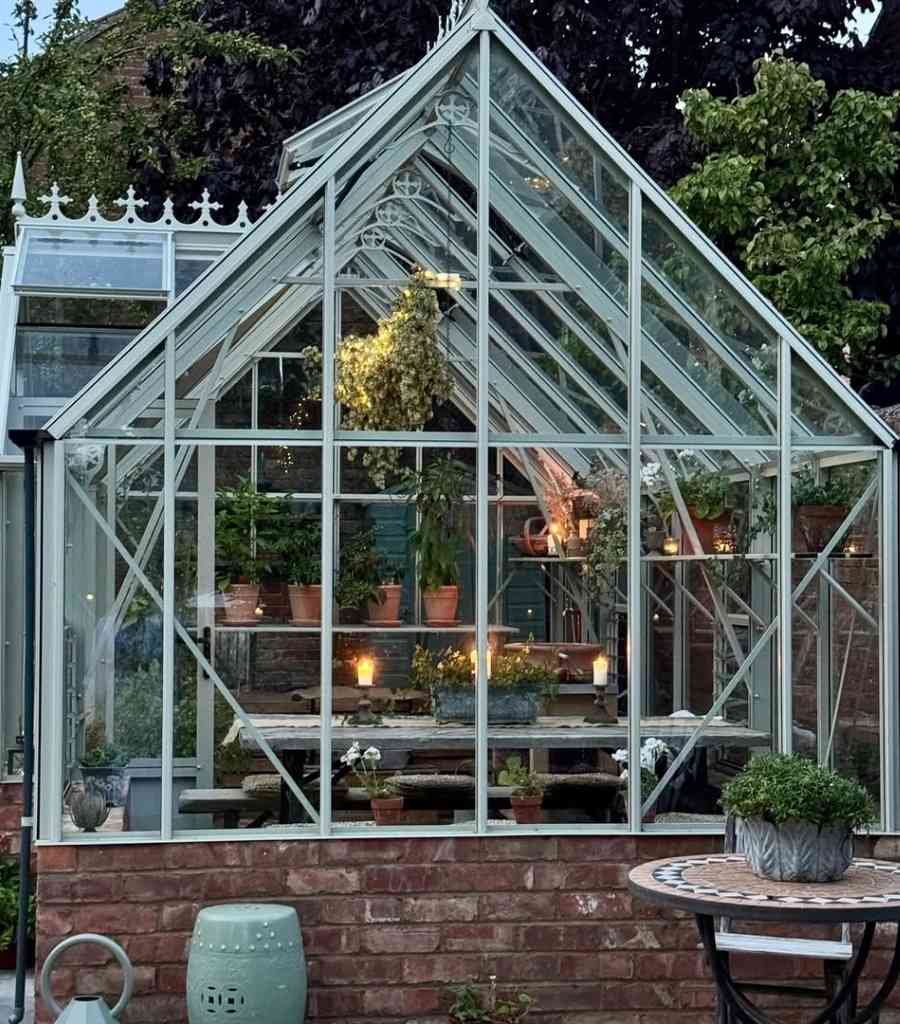 Gothic-Style Iron Greenhouse