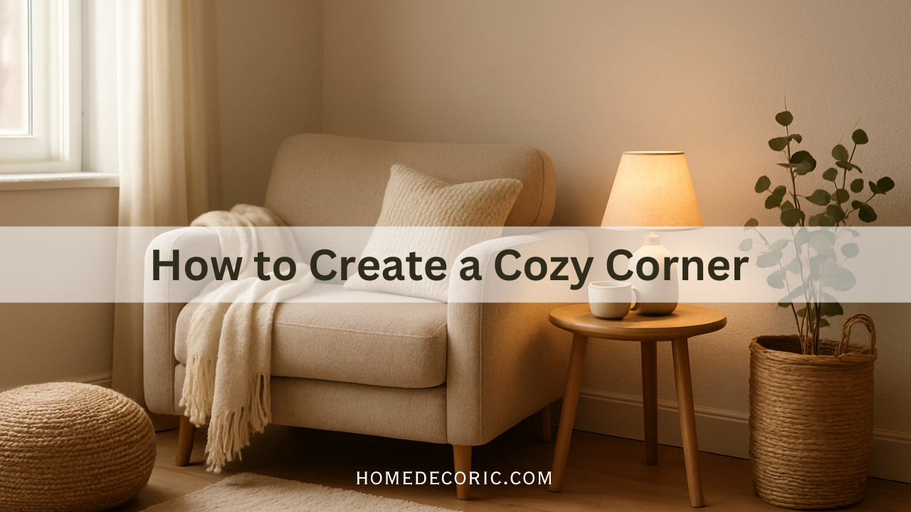 How to Create a Cozy Corner in Any Room