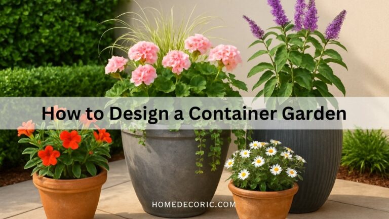 How to Design a Container Garden