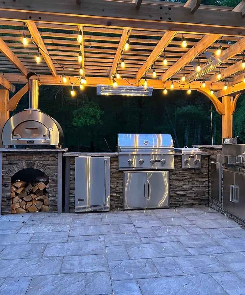 Rustic Outdoor Kitchen