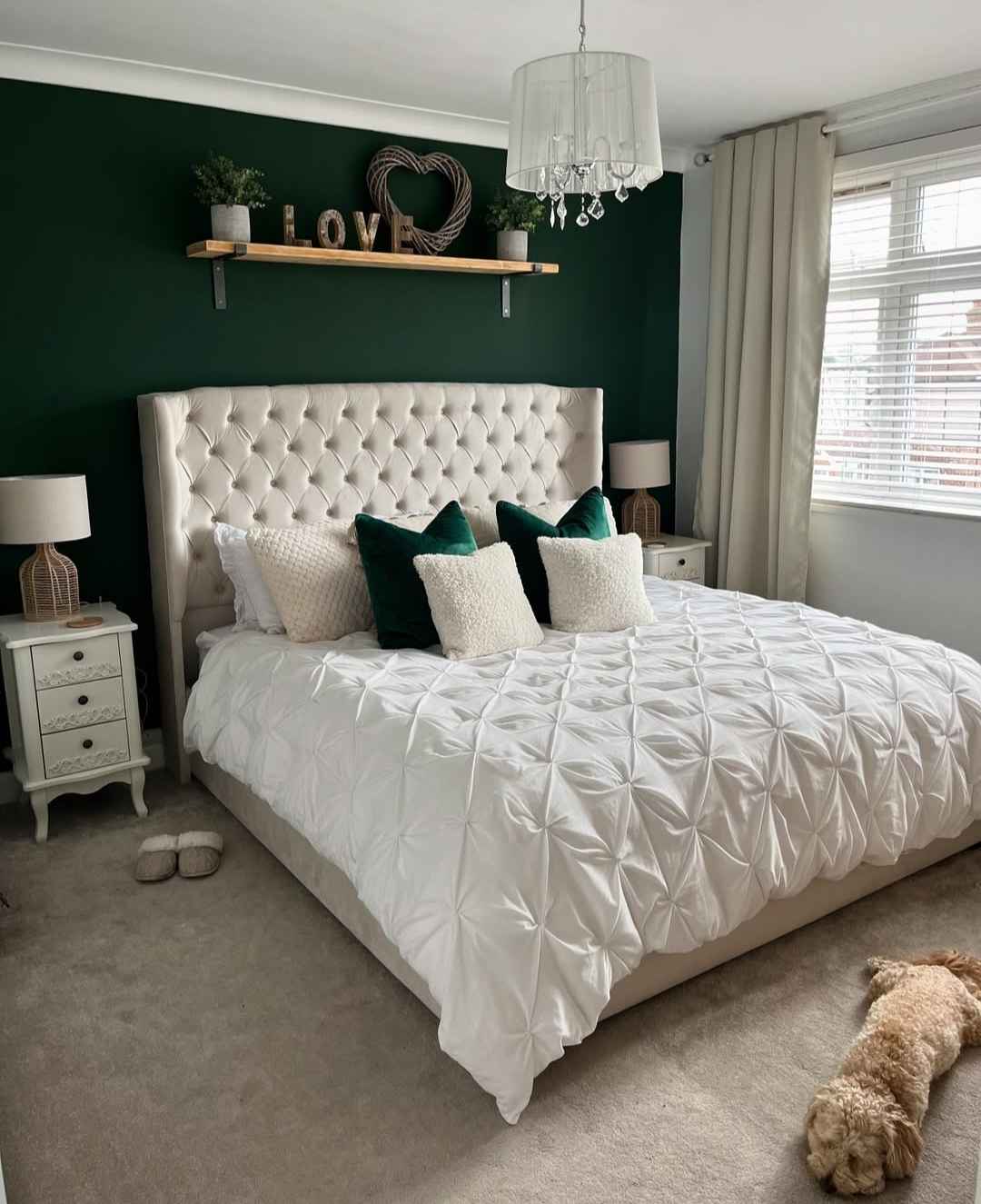 Tufted Headboard Bedroom