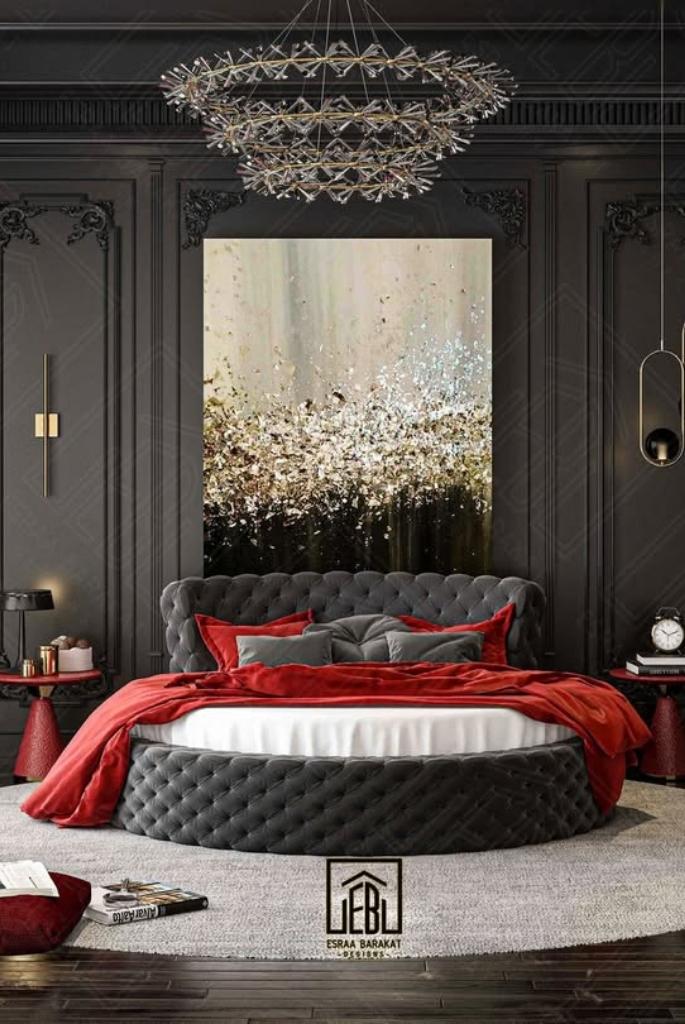 round bed