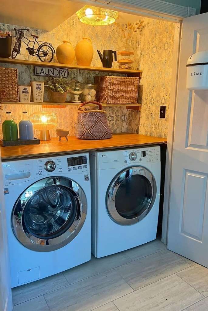 Vintage Laundry Closet