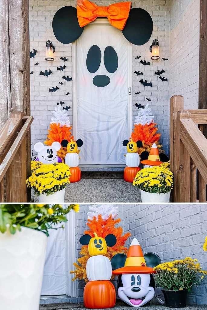Mickey Mouse Halloween Porch