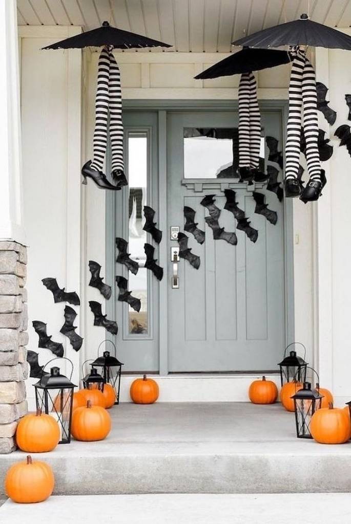 Boo & Bats Halloween Porch