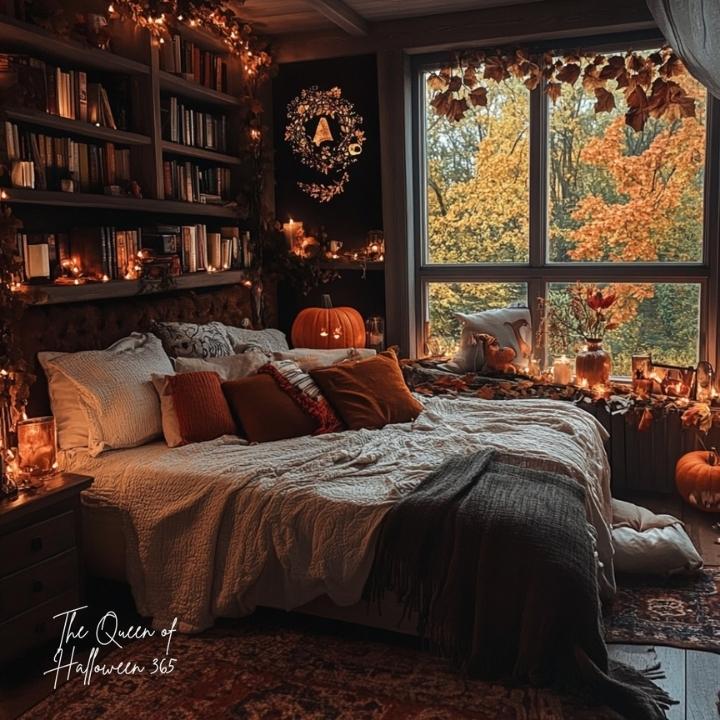 Autumn Twilight Reading Nook