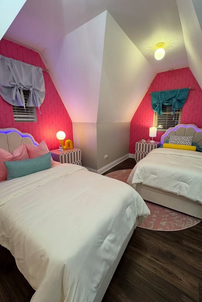 Bright Attic Room