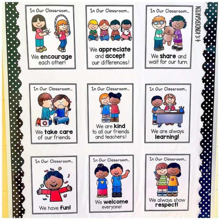 Classroom Values Display