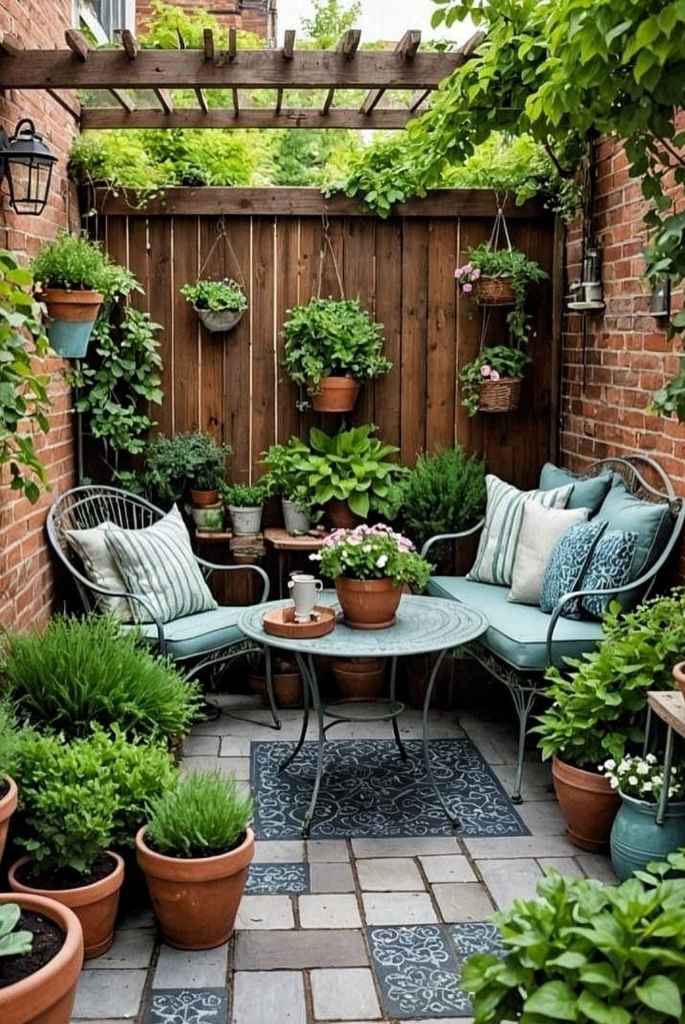 Courtyard Plant Oasis